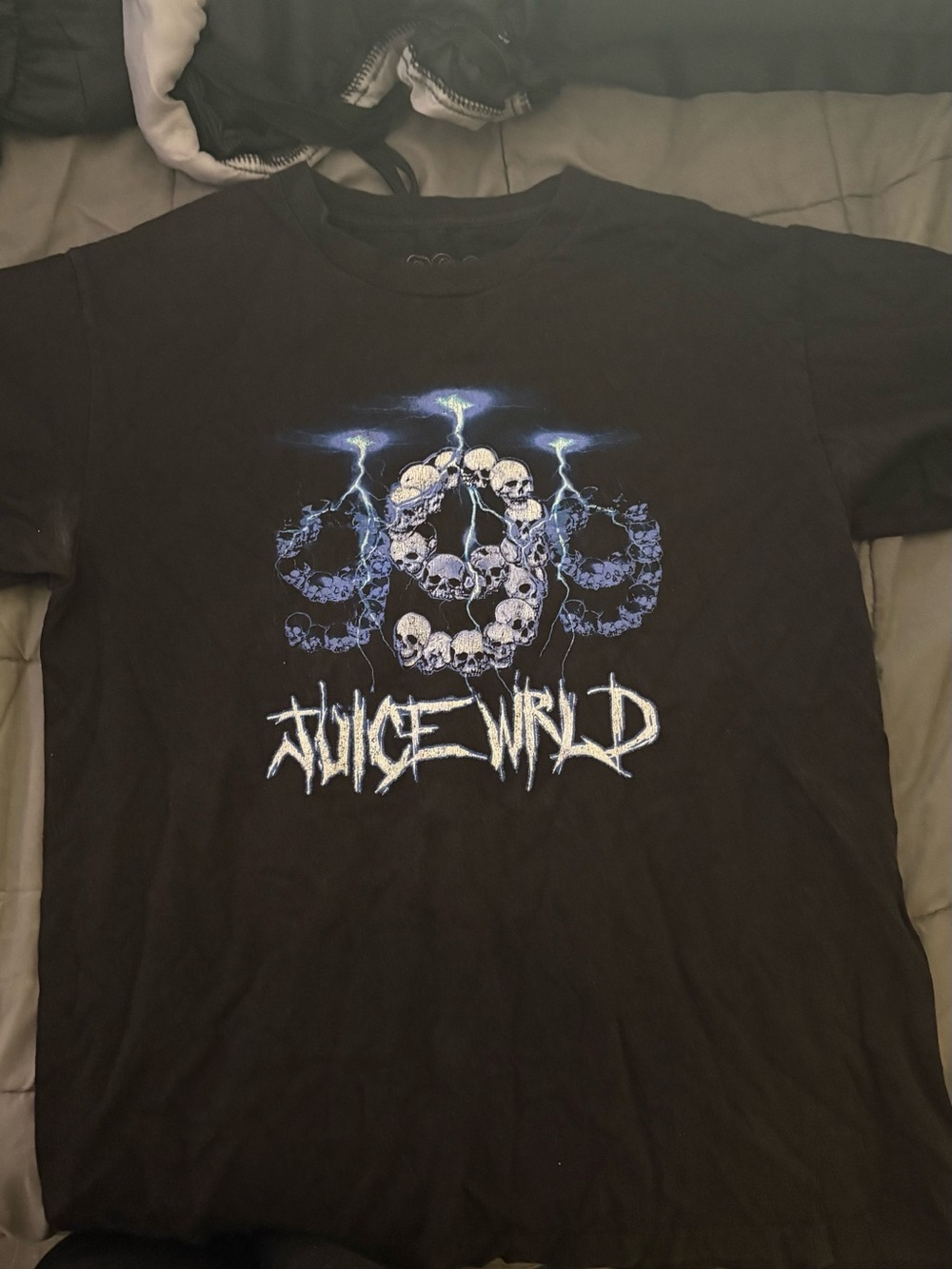 Juice WRLD Black Short Sleeve Graphic Tee